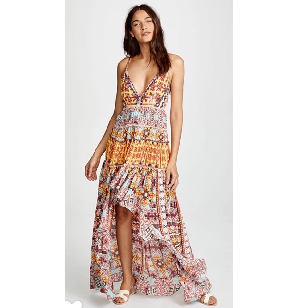 Rococo Sand Tessellate Dress. Retail- $750